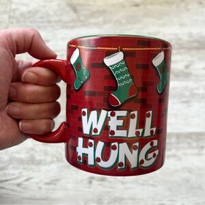 Christmas “Well Hung” 20 oz. Coffee Mug Adult Humor NWOT